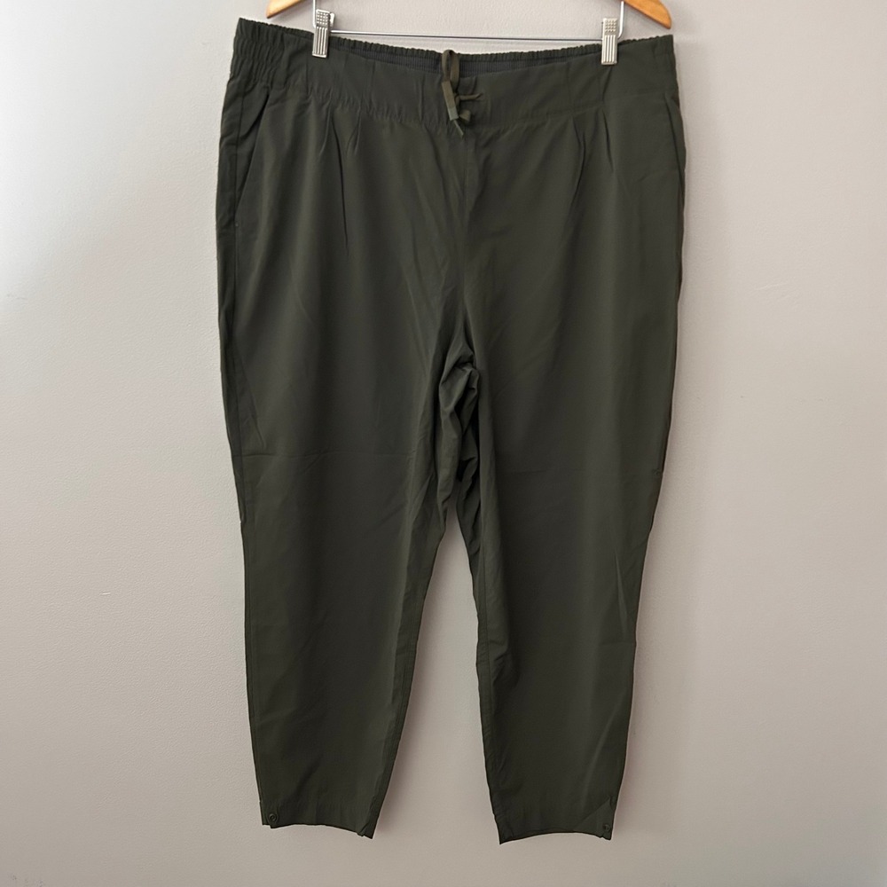 REI Co-op Beyonder Mens 2XL Joggers Green Nylon Spandex Pull On Drawstring Pants